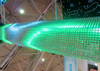 চীন পাতলা বাঁকা P6 নমনীয় LED স্ক্রিন LED কার্টেন ওয়াল সজ্জা জন্য উচ্চ উজ্জ্বলতা সরবরাহকারী